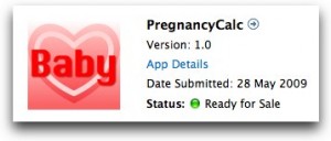 初アプリ、出産週数計算「PregnancyCalc」を公開してみて、宣伝というか感想