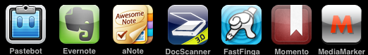 常用しているメモ系アプリを整理 2010年2月版