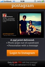 ハガキが送れるステキなInstagramサービス Postagram