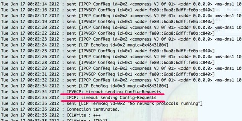 Mac OS X Lion にてFOMAのUSBモデムが接続できない問題 ( IPCP timeout )  (未解決)