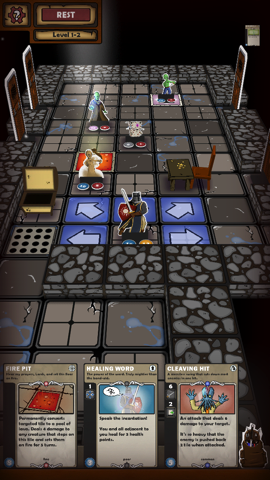 ボードゲーム風な演出の「Card Dungeon」はローグライクな仕上がりで面白い