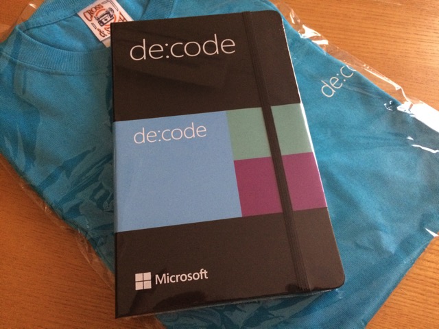 Microsoft社イベントde:code限定モレスキン