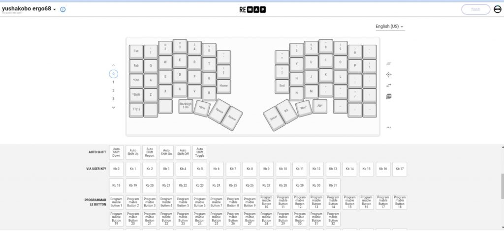 Featured image of post 肩こりがひどいという言い訳で分割キーボードを作る(2) LinuxでRemap（Web）を使う