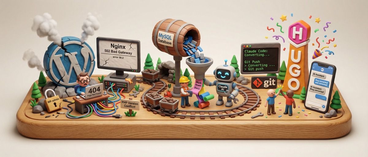 Featured image of post WordpressからHugoへの変換